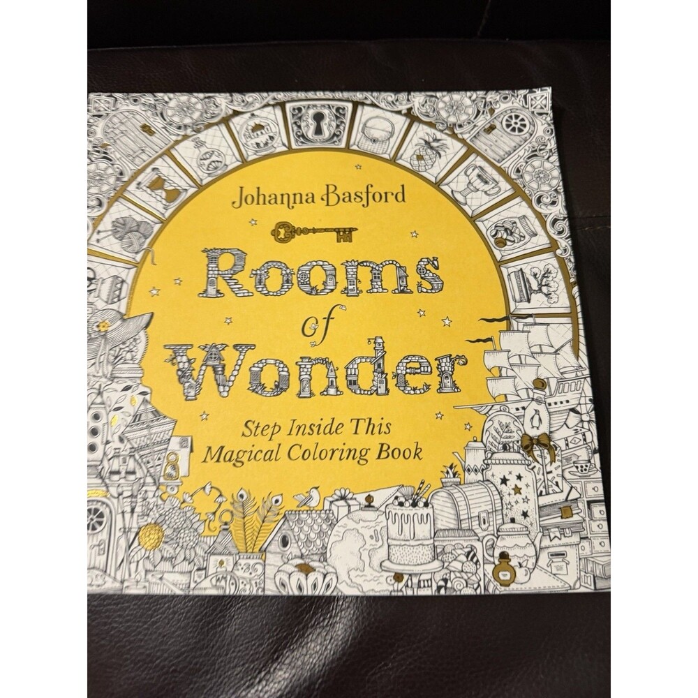 Rooms of Wonder Johanna Basford Magical Coloring Book Adult Coloring Book